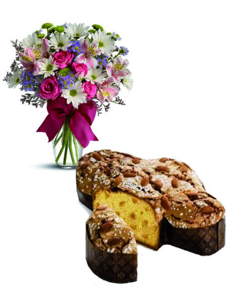 colomba e bouquet beautiful